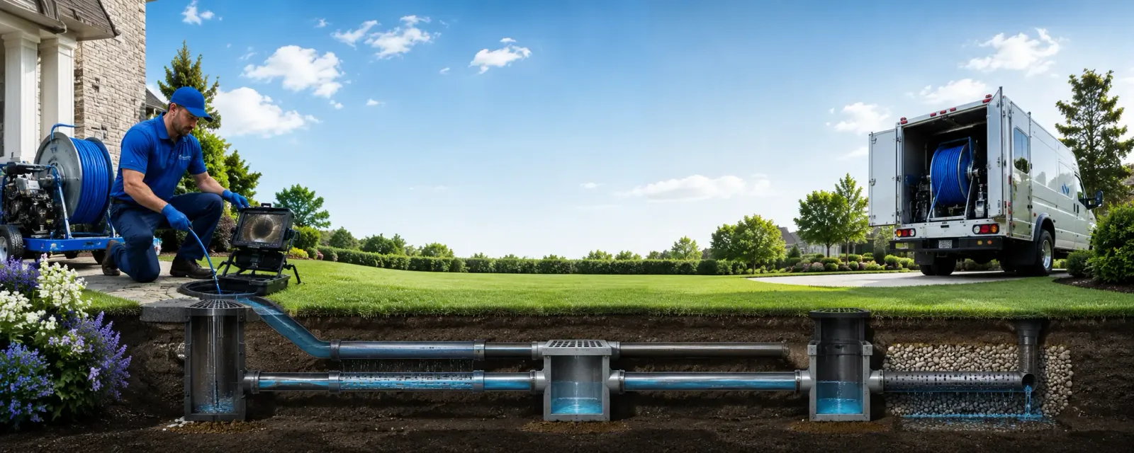 Outdoor drain cleaning information for New Glarus, WI